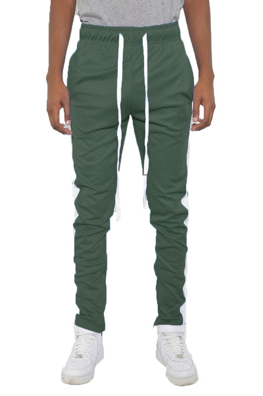 SLIM FIT SINGLE STRIPE TRACK PANT