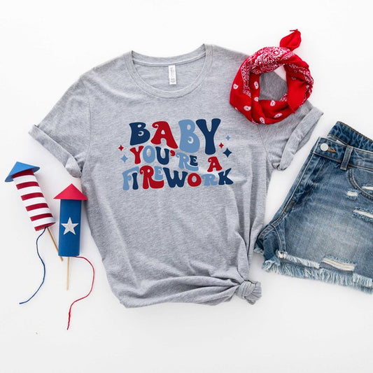 Baby You're A Firework Retro Short Sleeve Tee