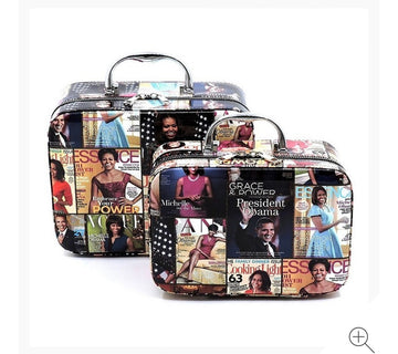 2 IN 1 OBAMA COSMETIC CASE