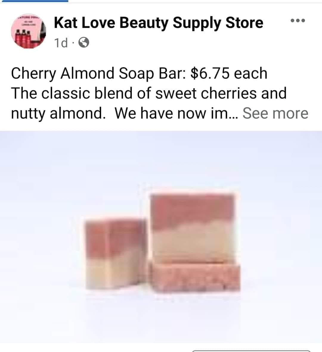 Cherry Almond soap