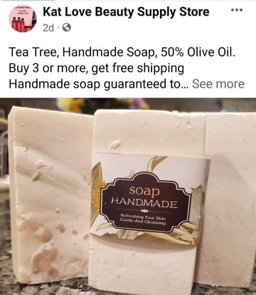 Tee tree handmade soap