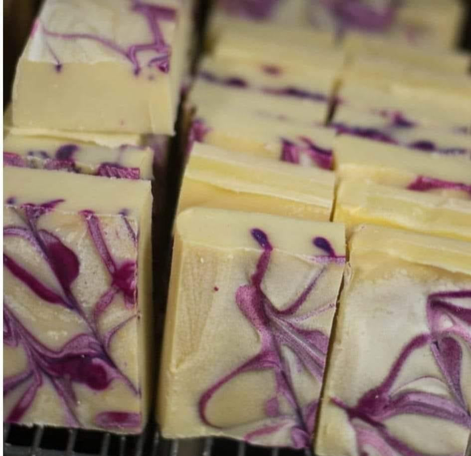 Black raspberry vanilla soap