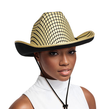 Cowboy Hat Gold This Ain't Texas Fashion Hat