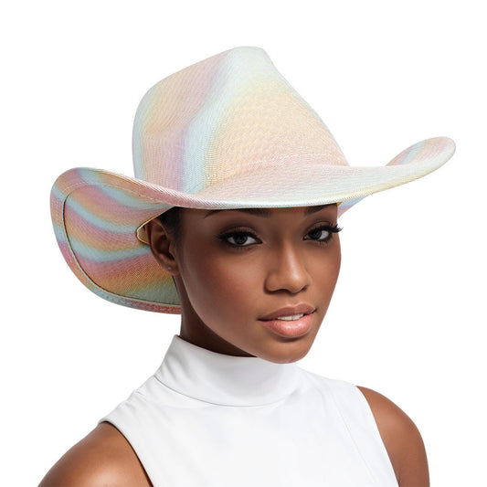 Cowboy Hat Iridescent Multicolor Fashion Hat