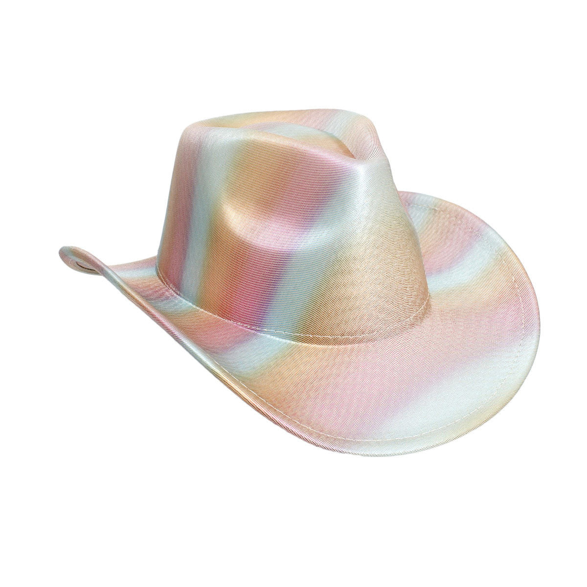 Cowboy Hat Iridescent Multicolor Fashion Hat