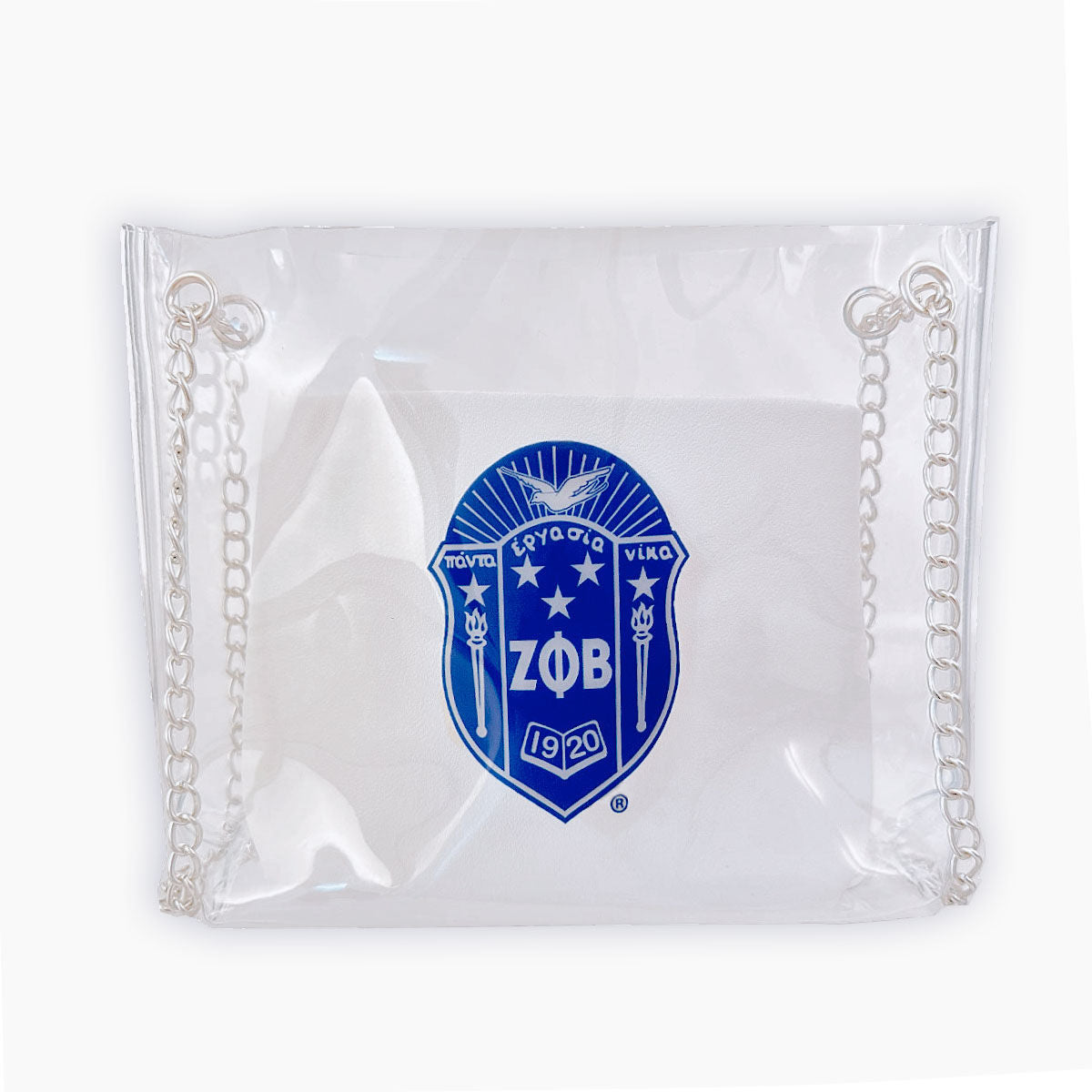 Shoulder Bag Blue Zeta Sorority Purse for Women