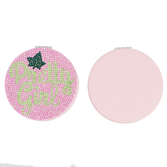 AKA Sorority Pink Pretty Girl Mirror Compact