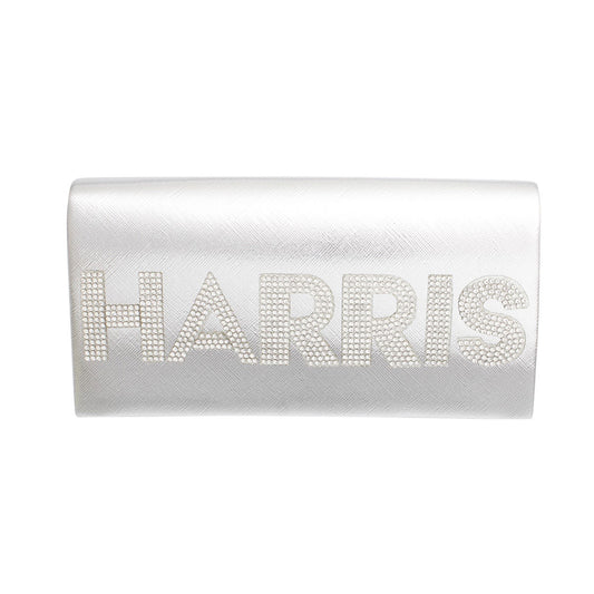 Clutch Harris Campaign Silver Bag for Women