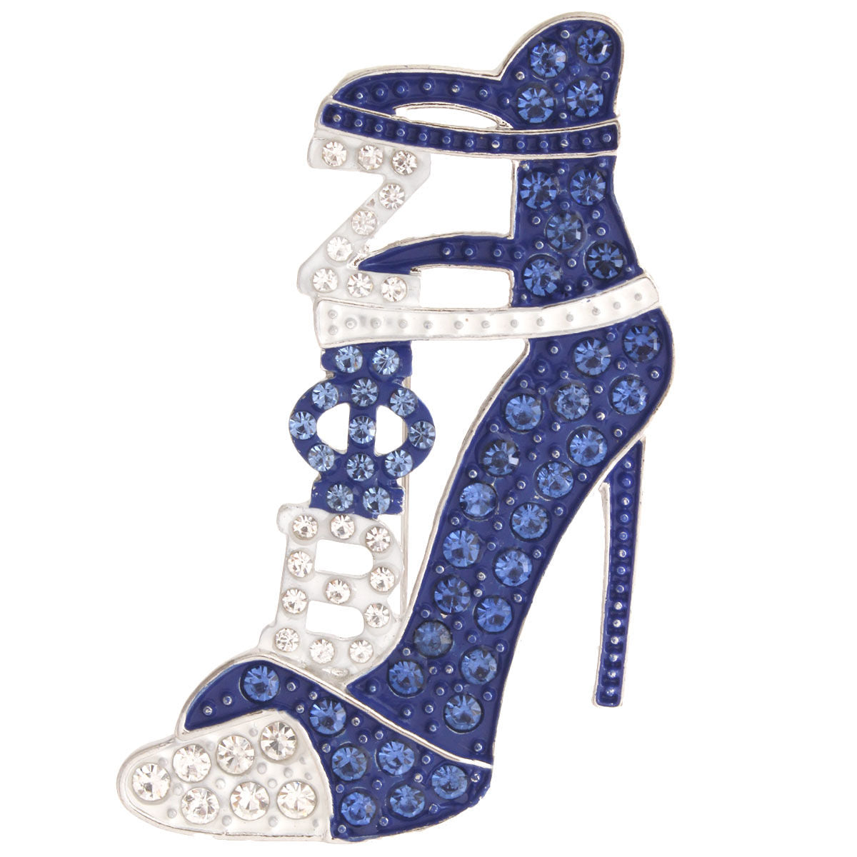 Blue Heel Sorority Brooch