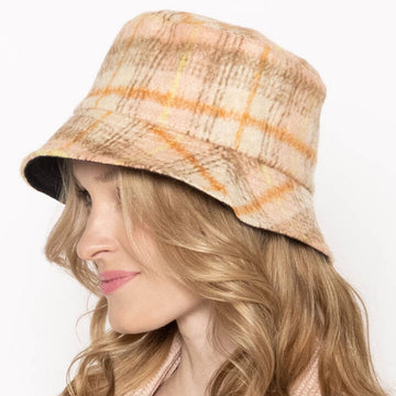 Pink Signature Plaid Bucket Hat