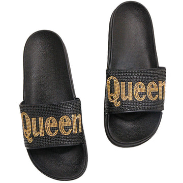 Size 11 Queen Black Slides